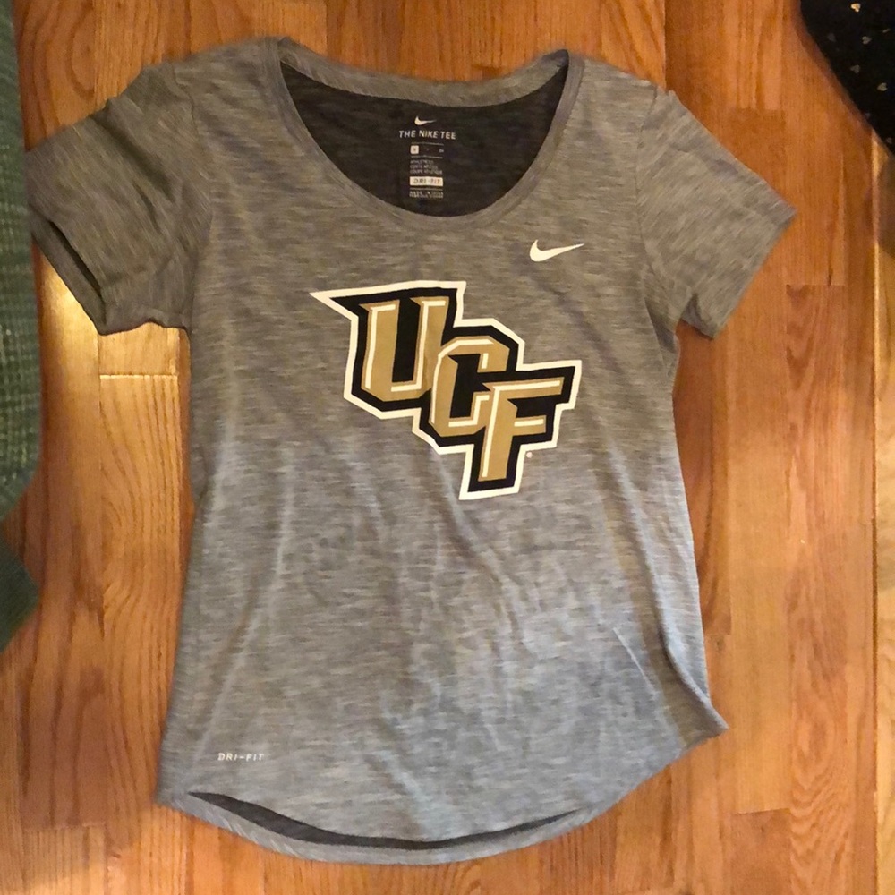 Gray UCF Nike shirt top